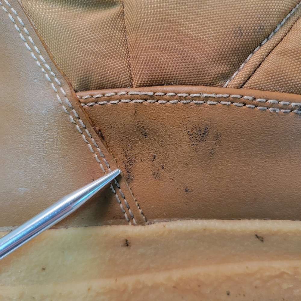 Nordica Vintage Tan Puffer Snow Boots Made in Italy Zip Up Fur Lined Size 44 - Picture 6 of 13